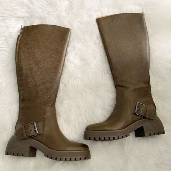 Like New Franco Sarto Julie Tall Riding Boot in Olive – Sold Out - Picture 7 of 10